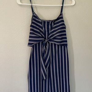 Pinstripe romper
